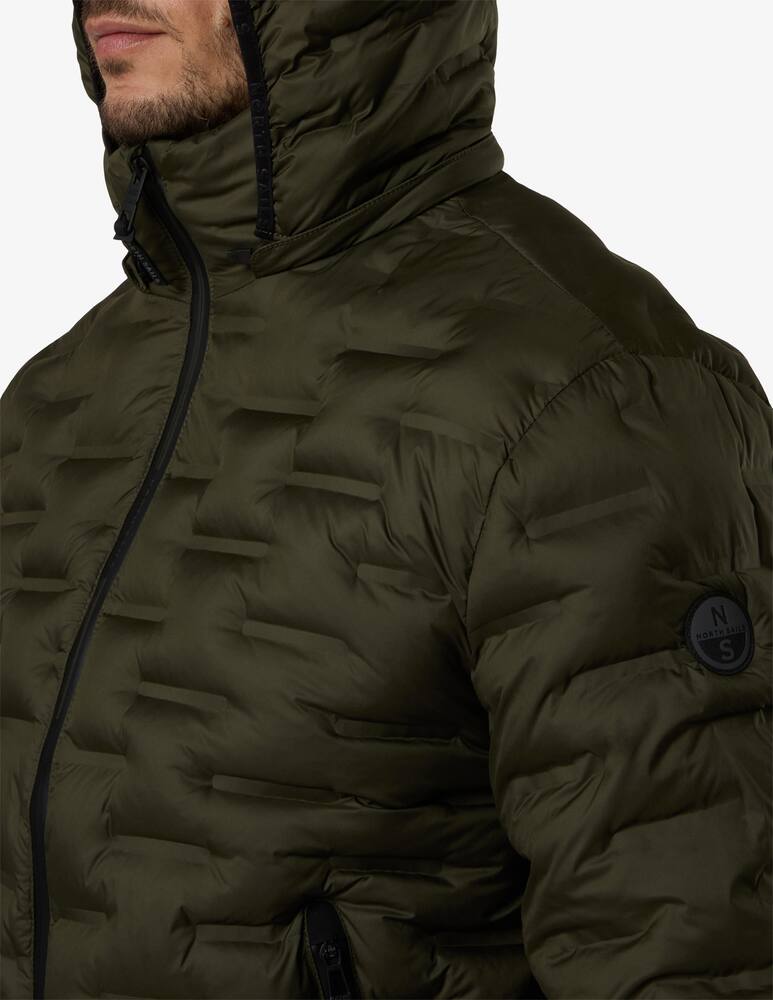 rinascente North Sails Quilted hooded jacket