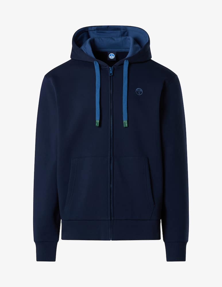 North Sails Felpa con cappuccio e zip  - immagine 1