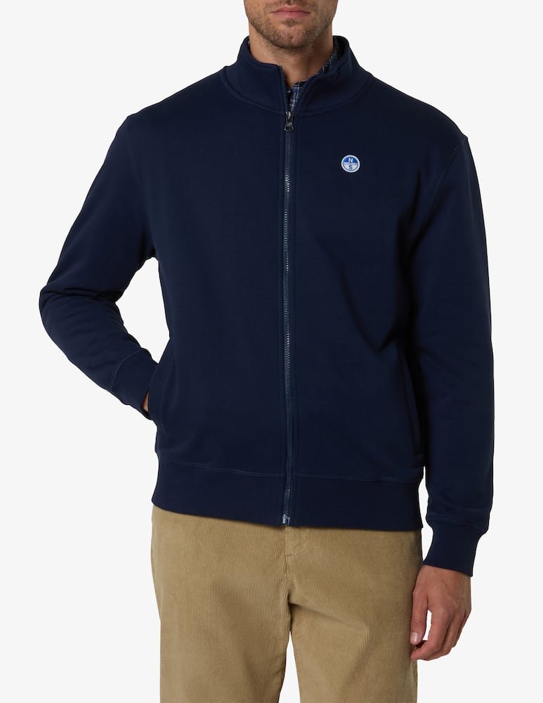 North Sails Zip-up sweatshirt with logo patch - picture 1 North Sails Zip-up sweatshirt with logo patch - picture 1