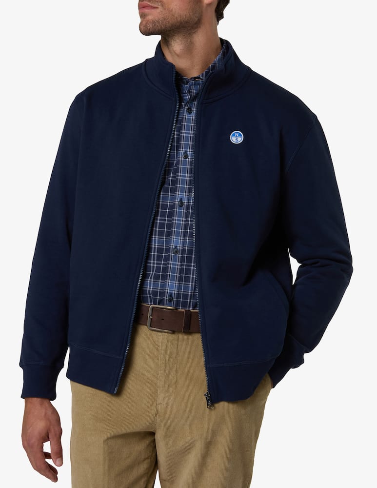 North Sails Zip-up sweatshirt with logo patch - picture 5 North Sails Zip-up sweatshirt with logo patch - picture 5