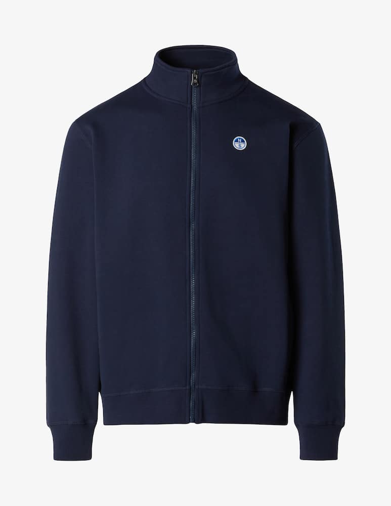 North Sails Zip-up sweatshirt with logo patch - picture 6 North Sails Zip-up sweatshirt with logo patch - picture 6
