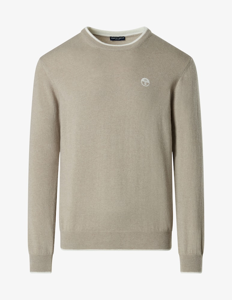North Sails Maglia girocollo in misto cashmere - immagine 6 North Sails Maglia girocollo in misto cashmere - immagine 6