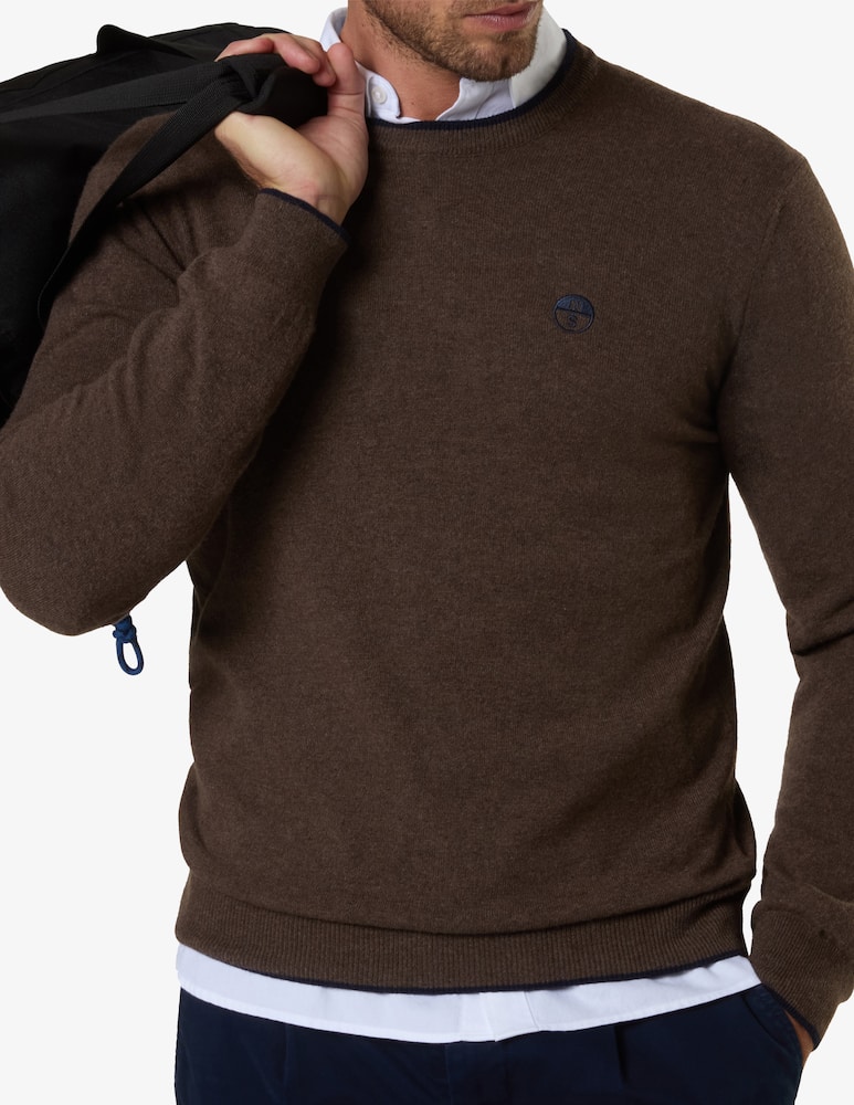 North Sails Maglia girocollo in misto cashmere - immagine 5 North Sails Maglia girocollo in misto cashmere - immagine 5