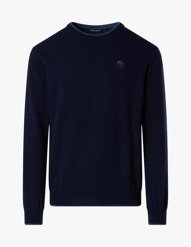 North Sails Maglia girocollo in misto cashmere - immagine 6 North Sails Maglia girocollo in misto cashmere - immagine 6