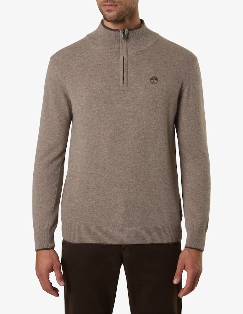 rinascente North Sails Maglia con zip in misto cashmere