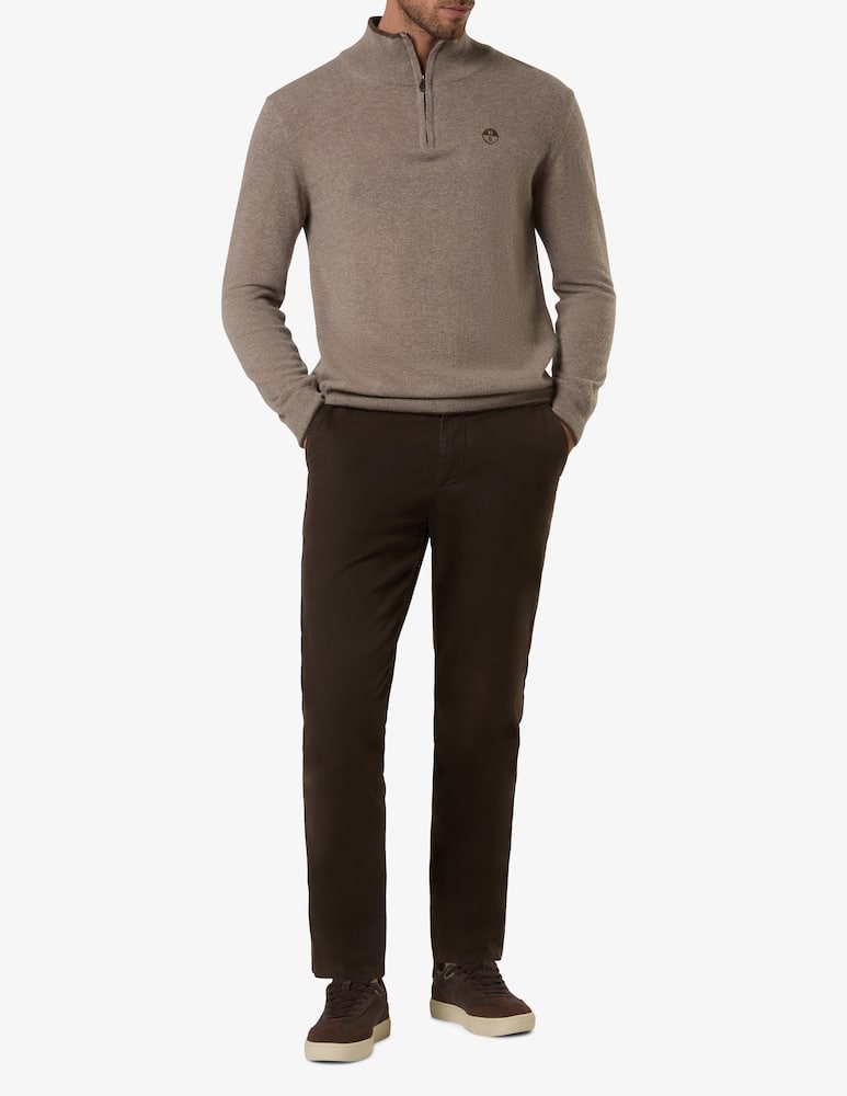 rinascente North Sails Maglia con zip in misto cashmere