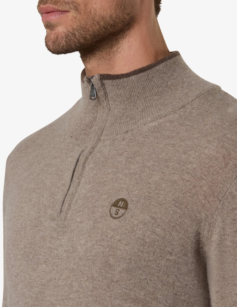 North Sails Cashmere blend zip-neck jumper - picture 4 North Sails Cashmere blend zip-neck jumper - picture 4