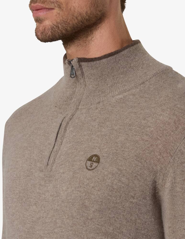 rinascente North Sails Maglia con zip in misto cashmere