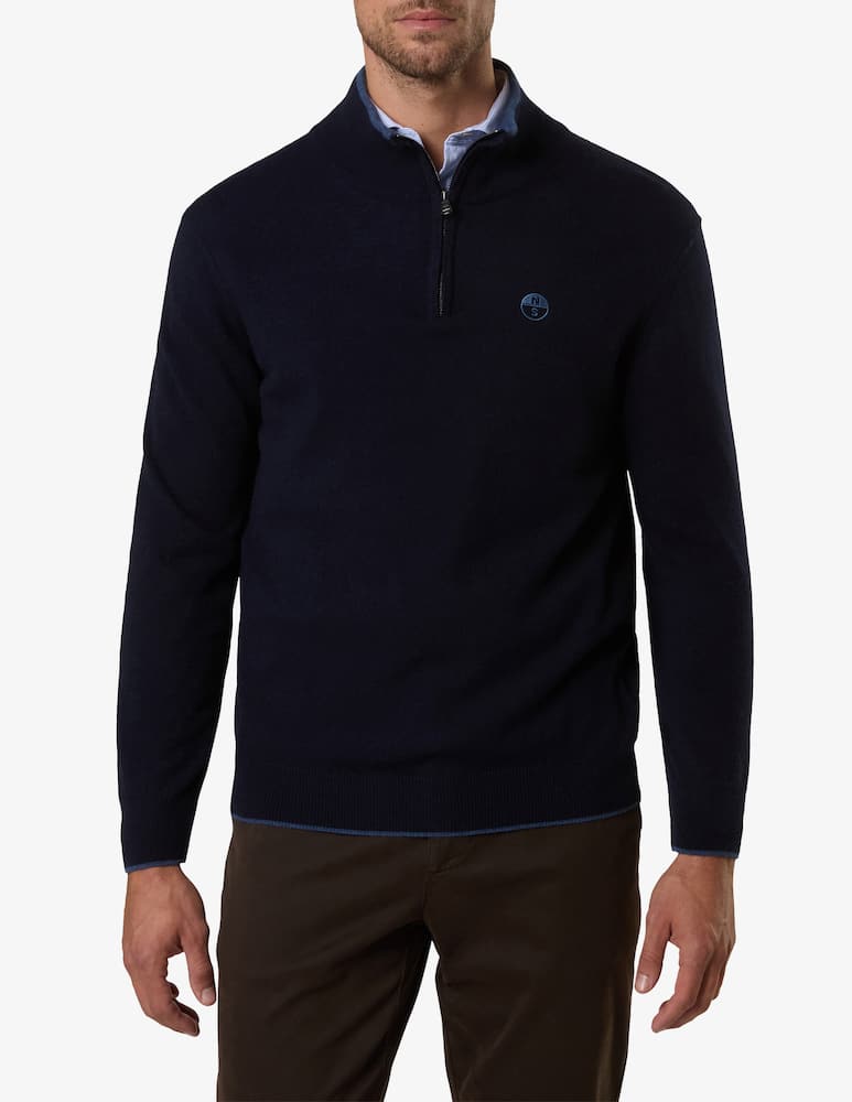 rinascente North Sails Cashmere blend half-zip jumper