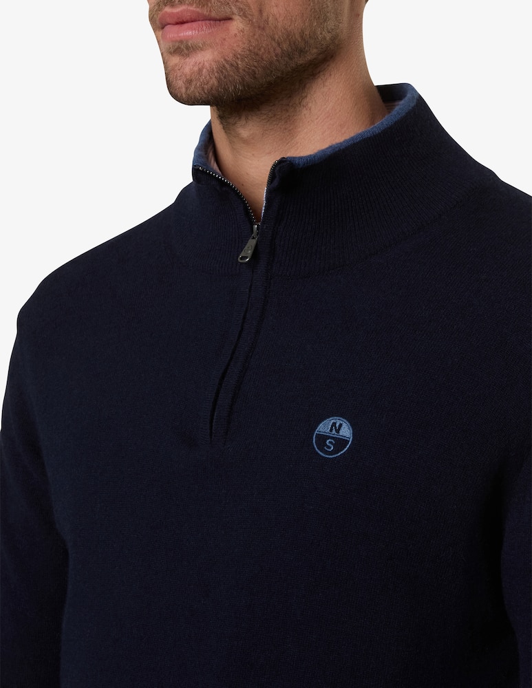 North Sails Cashmere blend half-zip jumper - picture 4 North Sails Cashmere blend half-zip jumper - picture 4