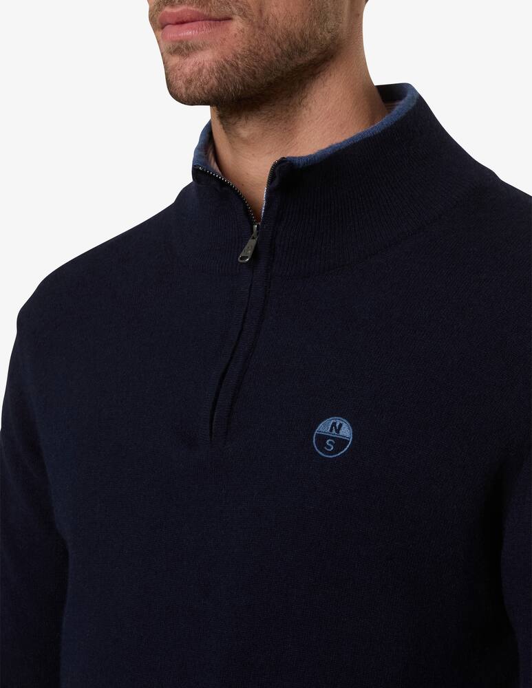 rinascente North Sails Cashmere blend half-zip jumper
