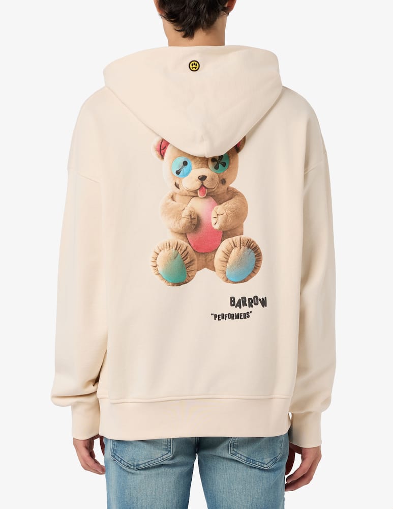 rinascente Barrow Felpa cappuccio orsetto retro