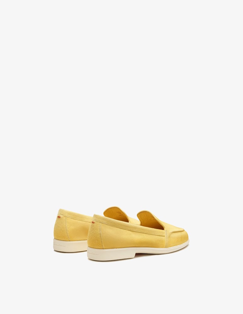 rinascente Santoni Mocassino in suede giallo