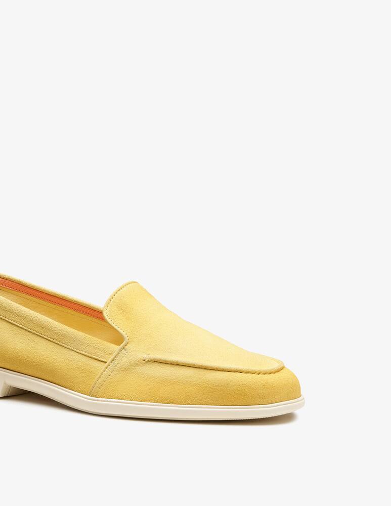 rinascente Santoni Mocassino in suede giallo