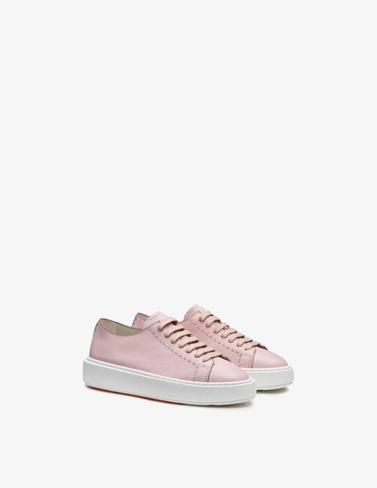rinascente Santoni Sneaker in pelle rosa