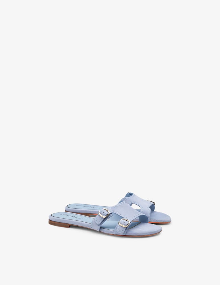 rinascente Santoni Ciabatte con fibbie doppie