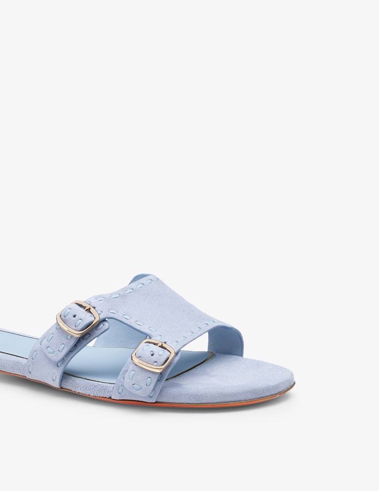 rinascente Santoni Ciabatte con fibbie doppie