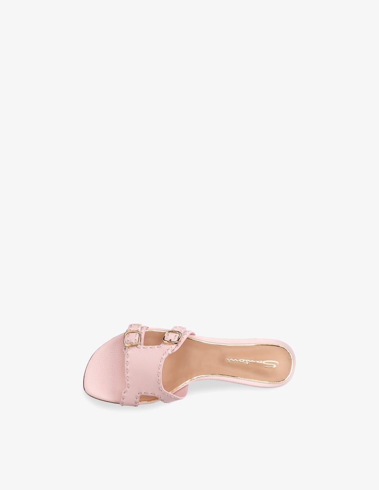 Santoni Sandalo slide Didi in pelle rosa - immagine 6 Santoni Sandalo slide Didi in pelle rosa - immagine 6