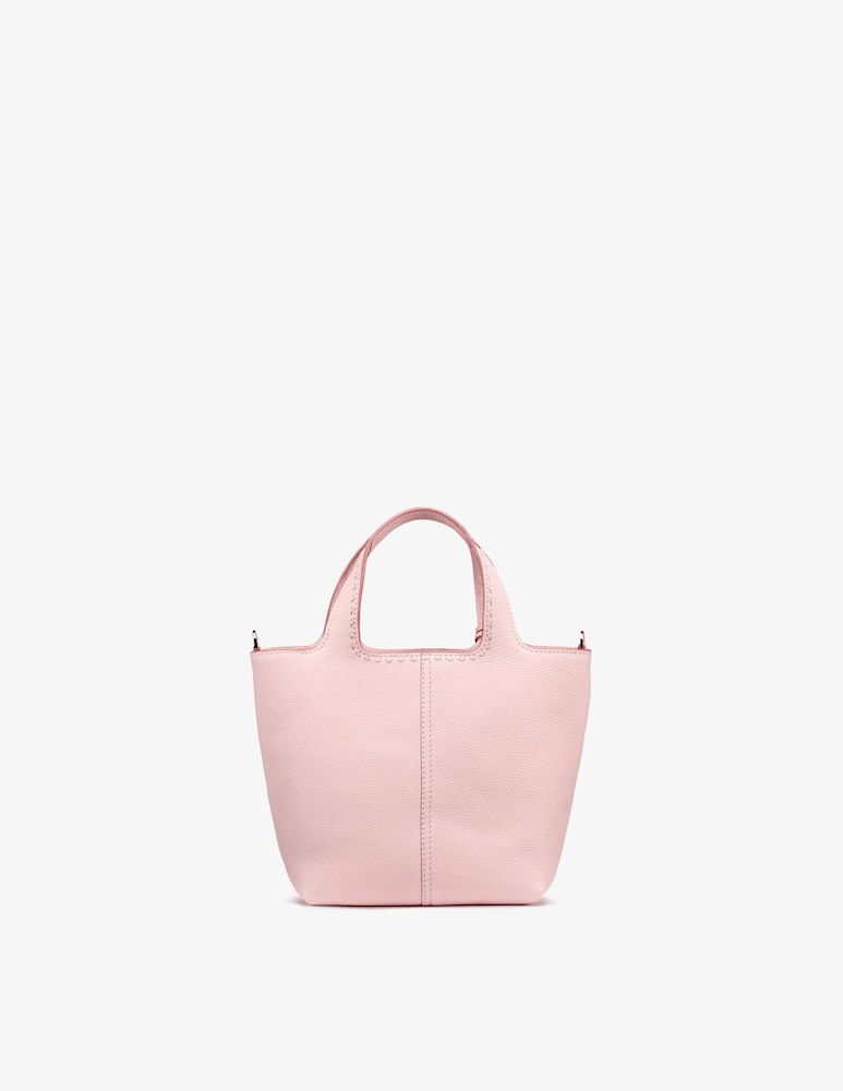 Santoni Borsa in pelle martellata rosa - immagine 3 Santoni Borsa in pelle martellata rosa - immagine 3