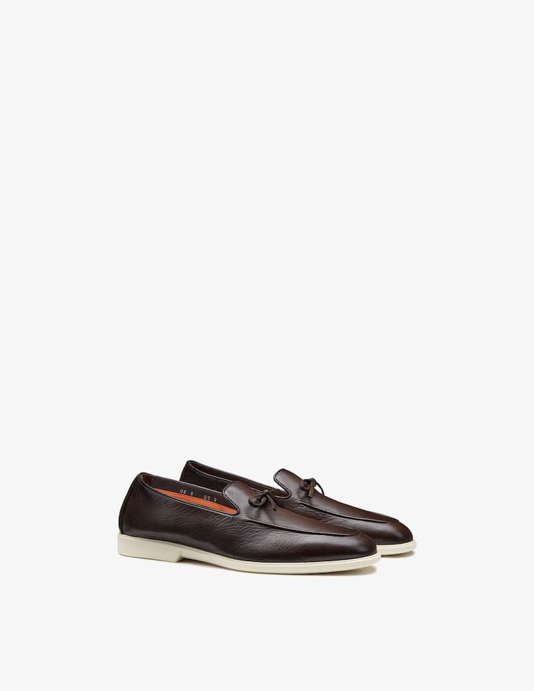 Santoni Leather loafer with bow detail - picture 2 Santoni Leather loafer with bow detail - picture 2