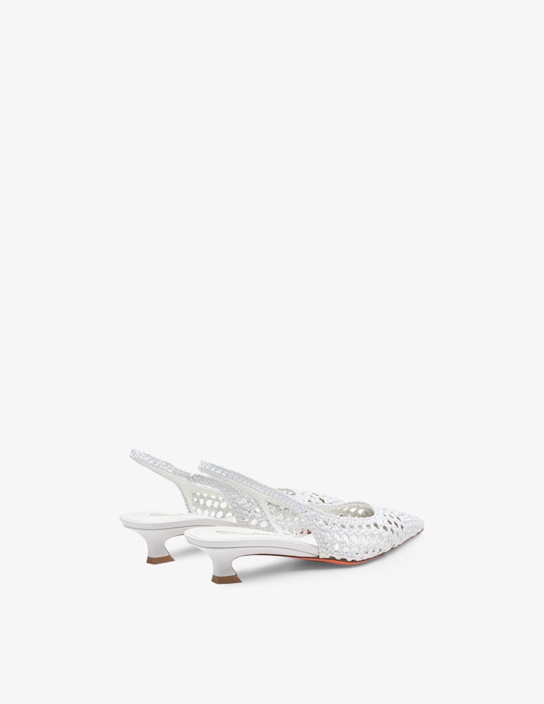 Santoni Woven slingback pumps - picture 3 Santoni Woven slingback pumps - picture 3