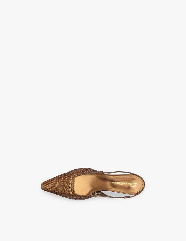 rinascente Santoni Slingback pumps intrecciate