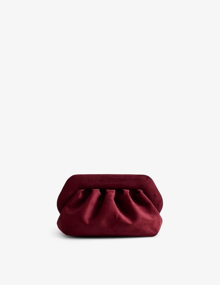rinascente THEMOIRè Suede clutch bag Bios
