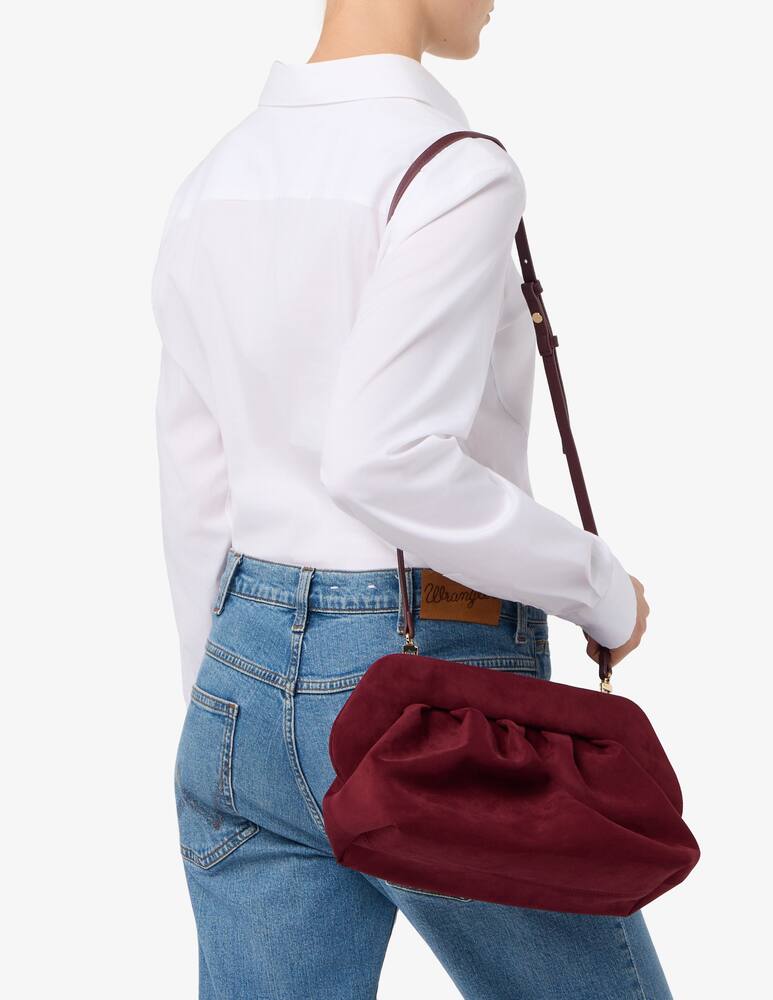 rinascente THEMOIRè Suede clutch bag Bios