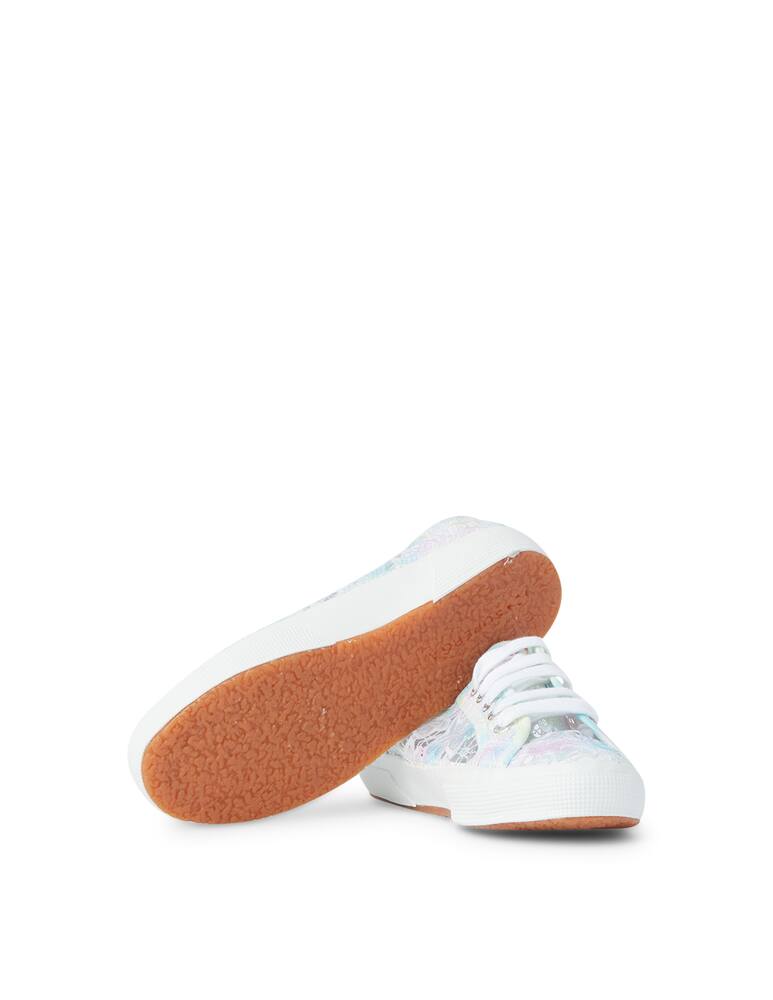 rinascente Superga Macrame tie dye cotton low-top sneakers - light blue