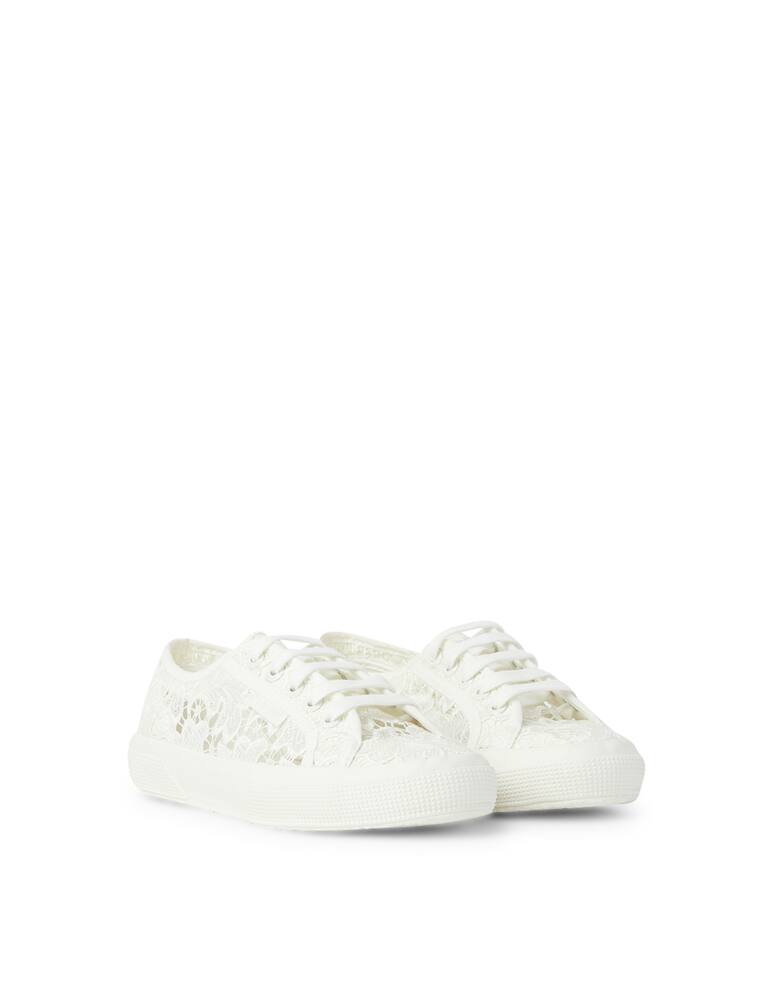 Superga Sneakers basse in cotone macrame - bianco - immagine 2 Superga Sneakers basse in cotone macrame - bianco - immagine 2