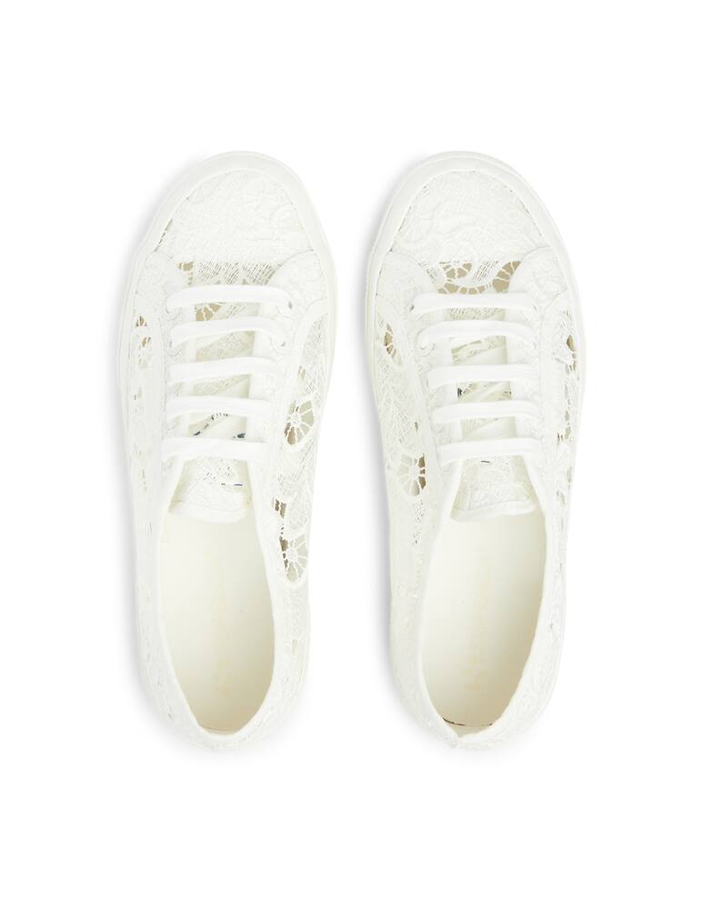 rinascente Superga Macrame cotton low-top sneakers - white