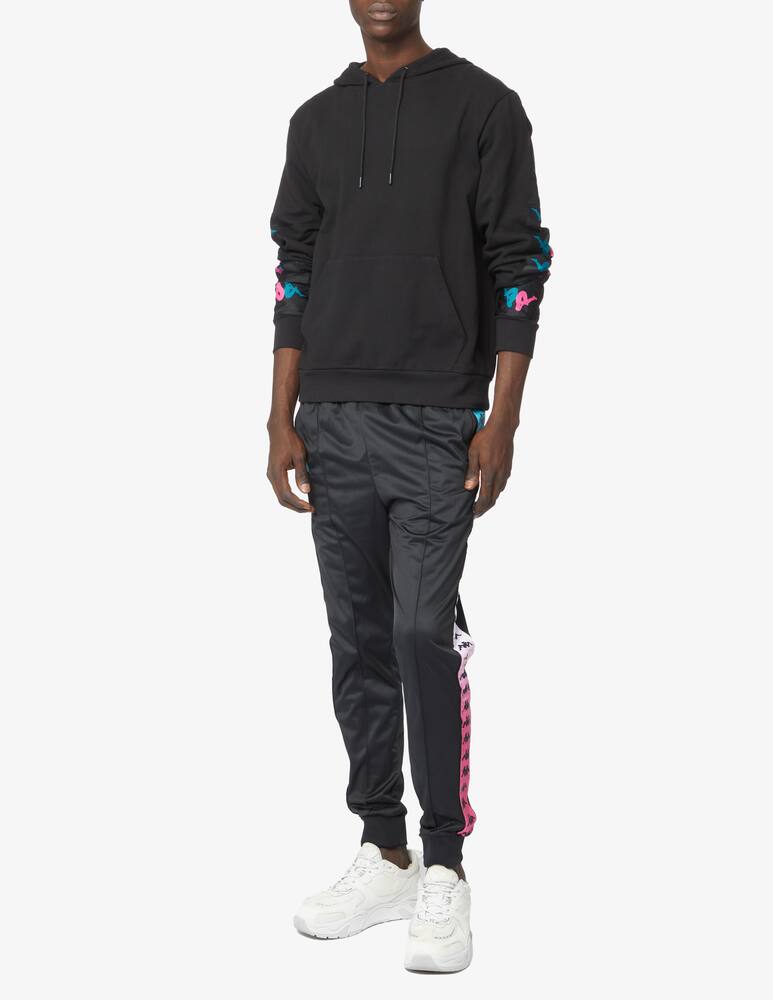 Kappa Retro 10 tape hoodie - black - picture 1