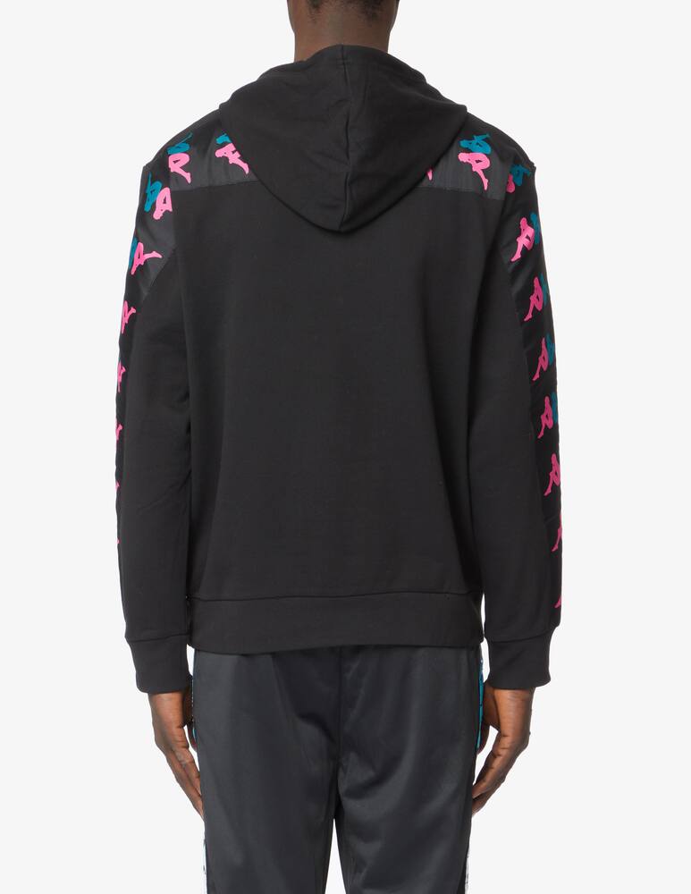 rinascente Kappa Retro 10 tape hoodie - black