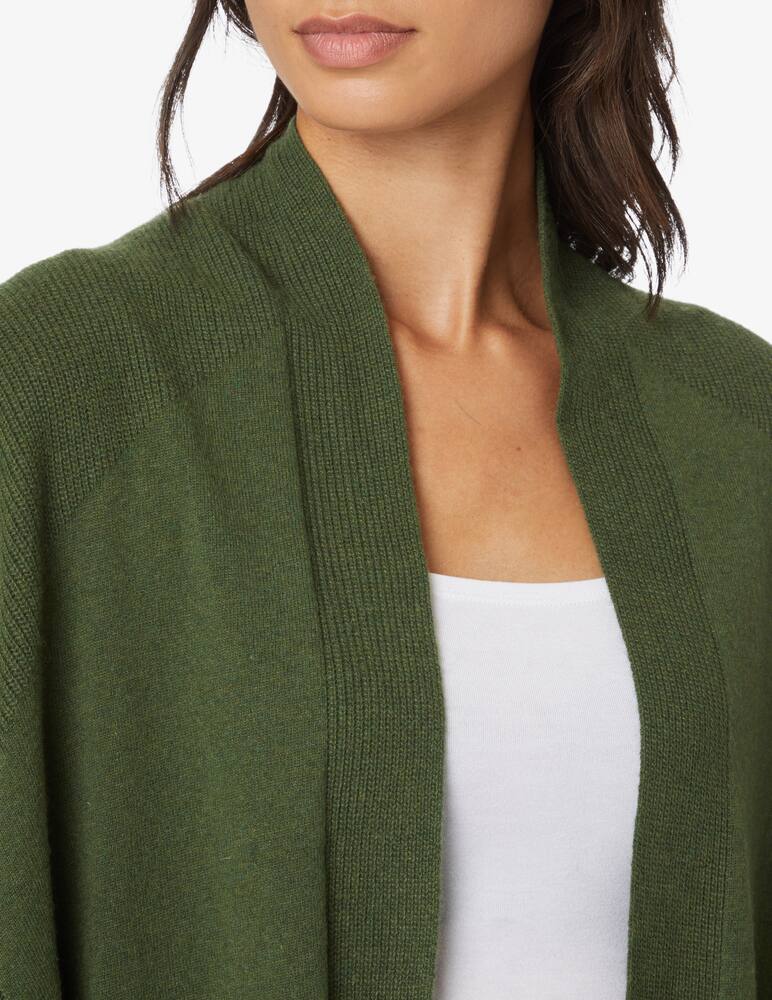 rinascente Manila Grace Wool blend short cardigan - Olive