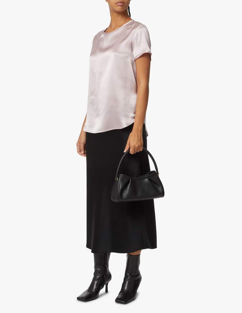 rinascente Manila Grace Blusa in seta con maniche corte - Bianco