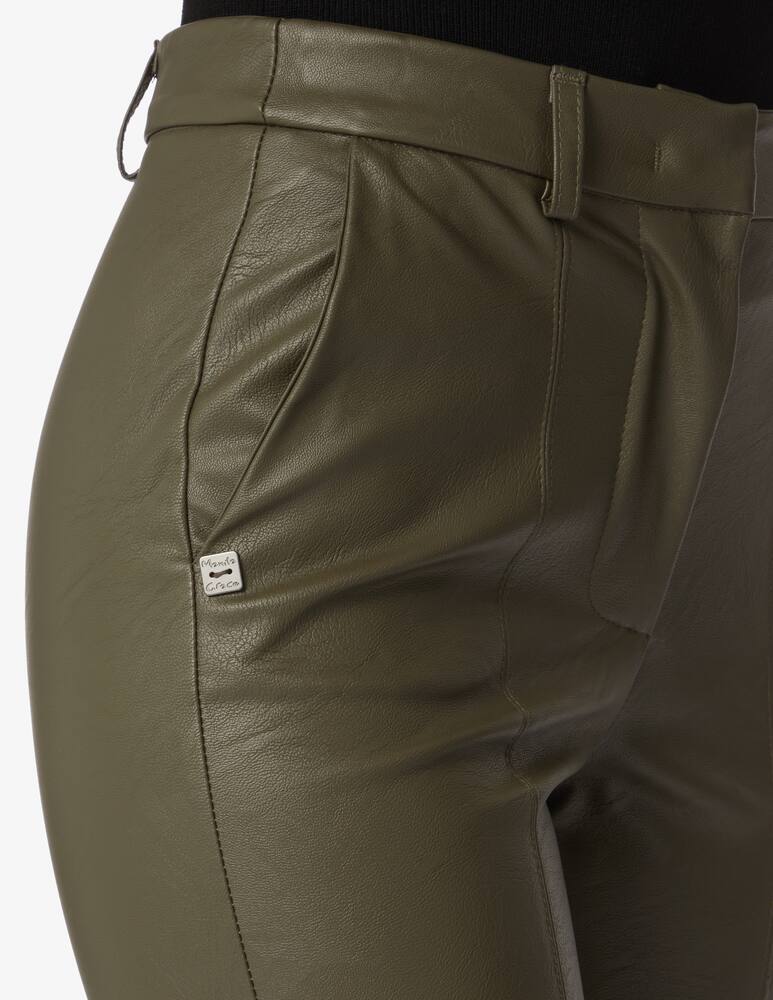 rinascente Manila Grace Pantalone in viscosa New York - Oliva