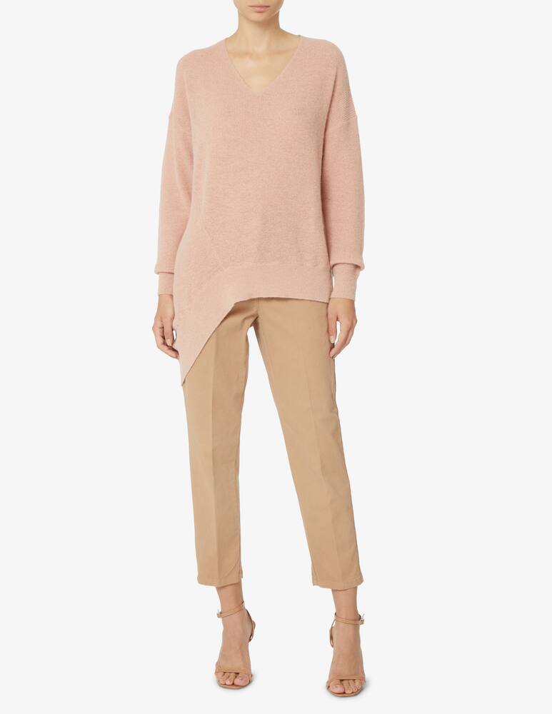 rinascente Manila Grace Maglia in misto lana con scollo a v - Rosa