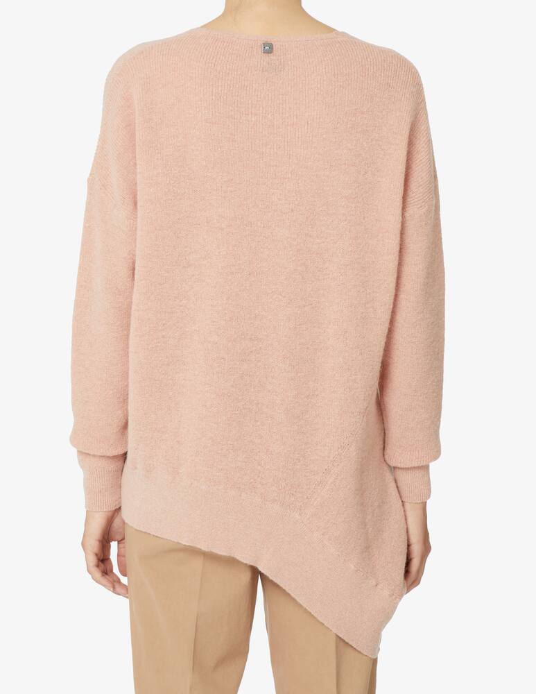 rinascente Manila Grace Maglia in misto lana con scollo a v - Rosa