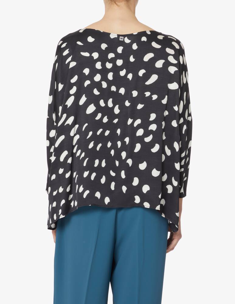 rinascente Manila Grace Scatoletta viscose blouse - Black