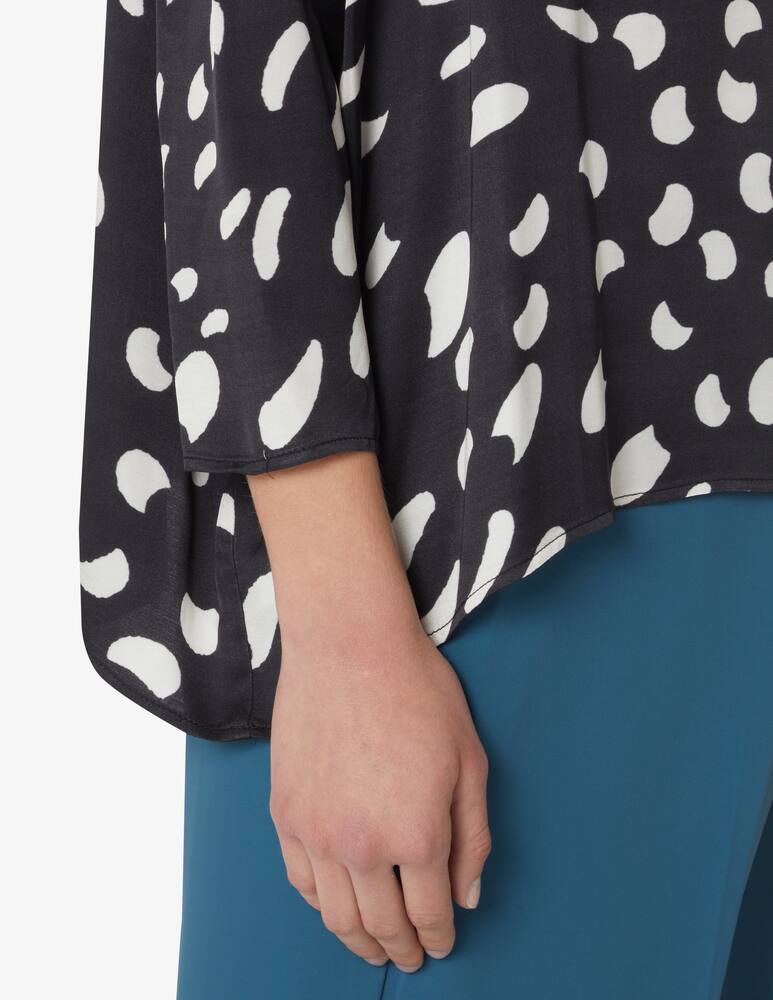 rinascente Manila Grace Scatoletta viscose blouse - Black