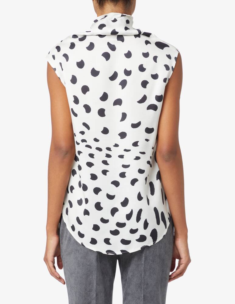 rinascente Manila Grace Sleeveless blouse in viscose - White