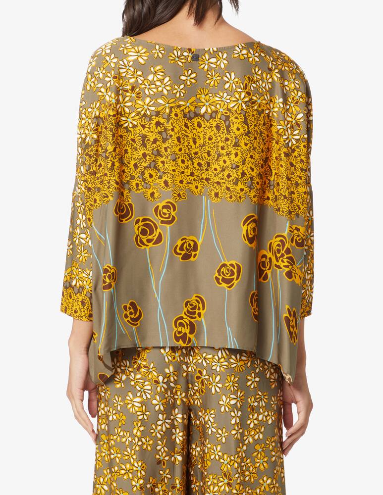 rinascente Manila Grace Blusa in viscosa Scatoletta - Giallo