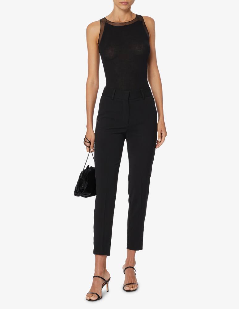 Manila Grace Pantalone in viscosa New York - Nero - immagine 1