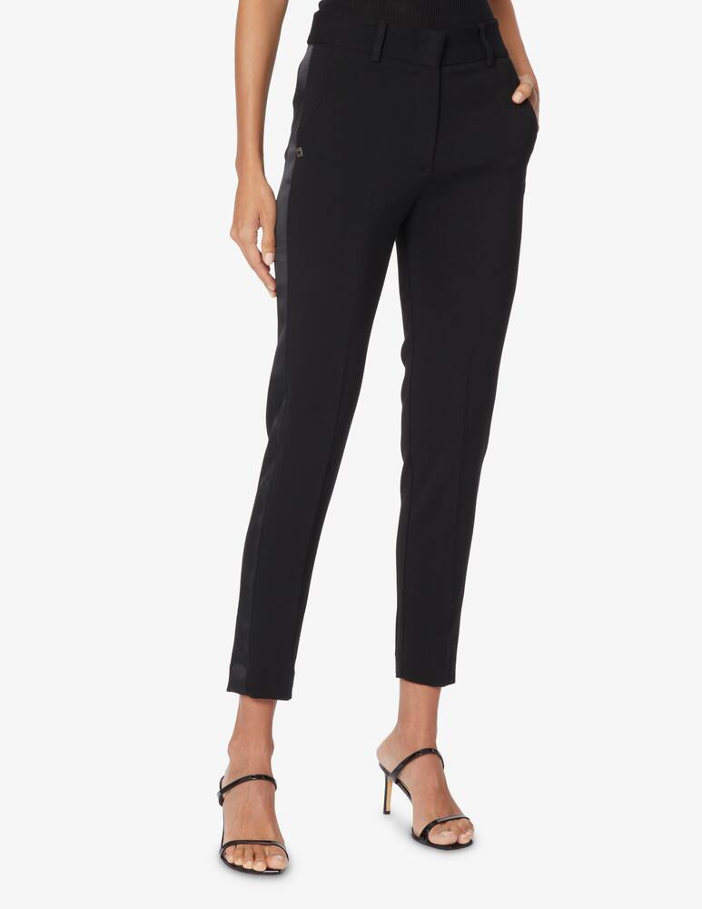 Manila Grace Pantalone in viscosa New York - Nero - immagine 2