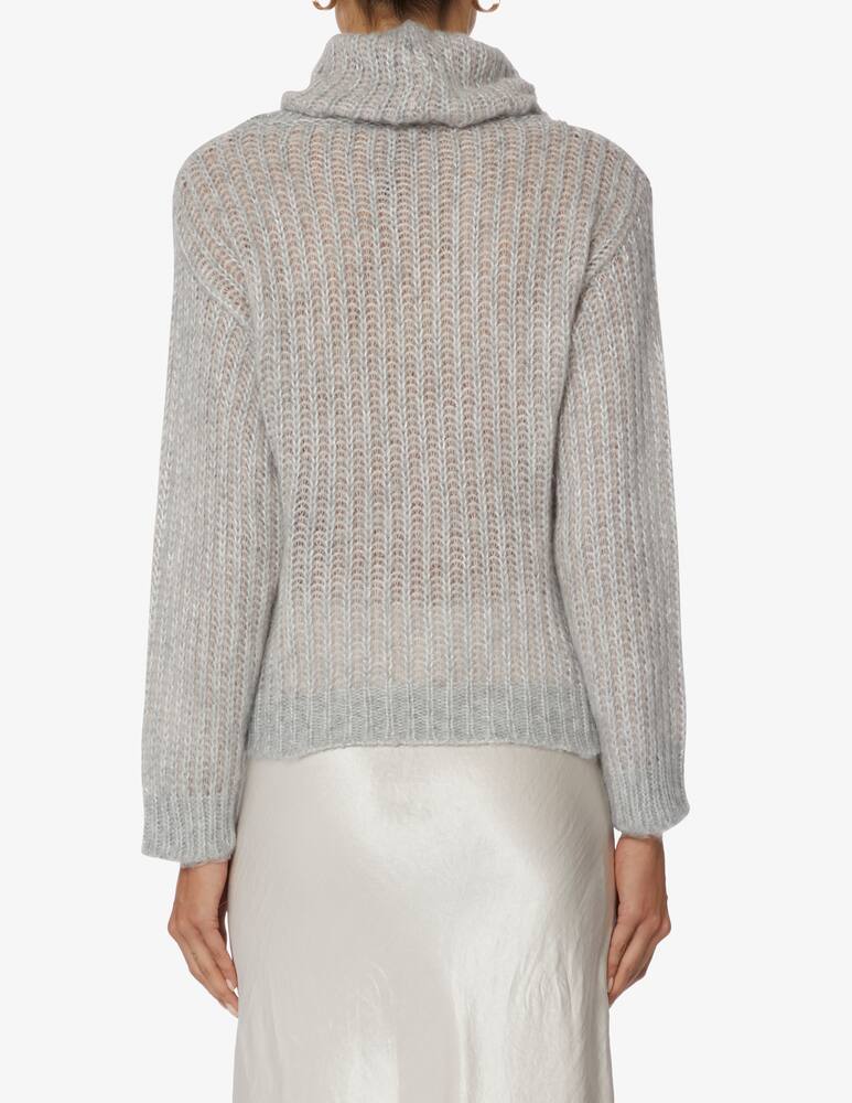 rinascente Manila Grace Maglione a collo alto in misto lana - Grigio