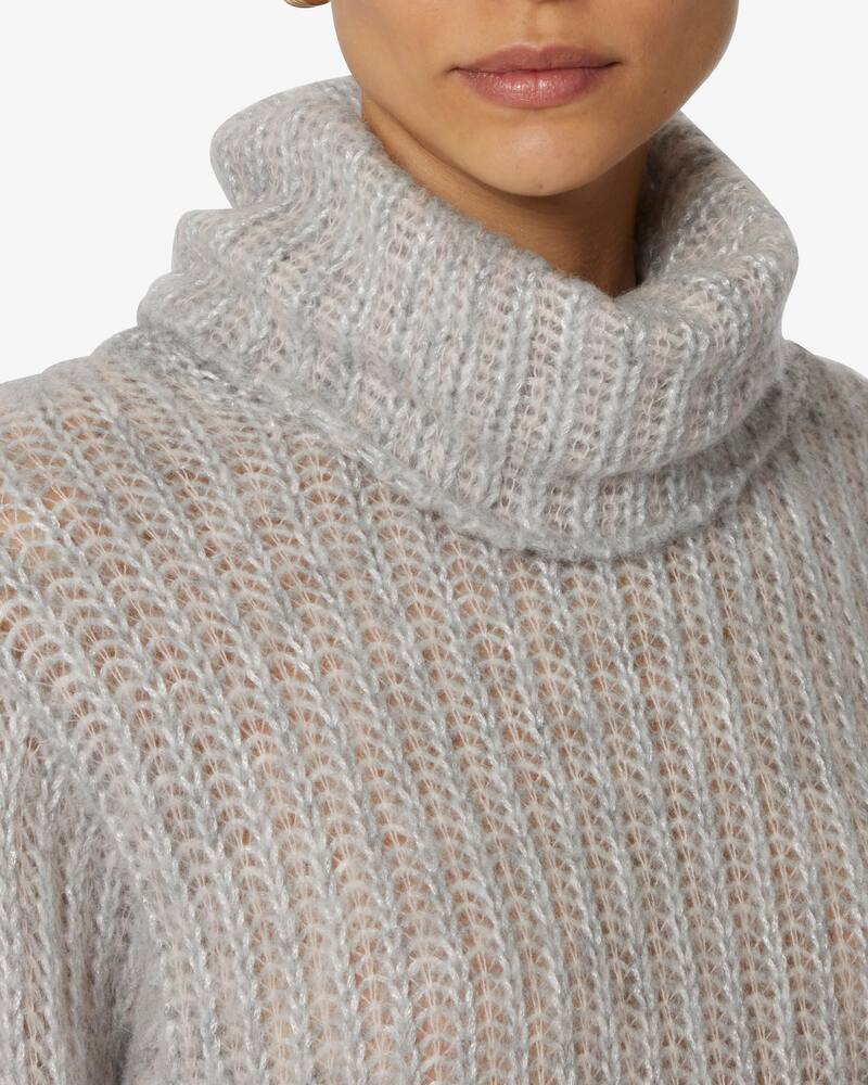 rinascente Manila Grace Maglione a collo alto in misto lana - Grigio