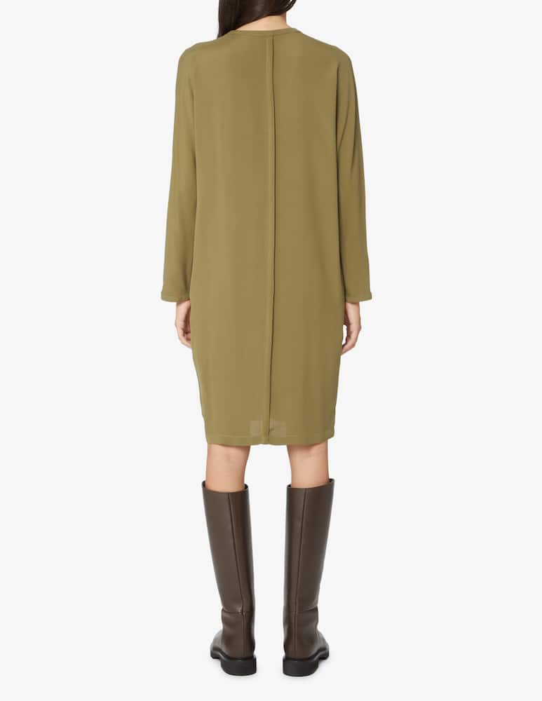 rinascente Manila Grace Abito a sacchetto in viscosa - Oliva