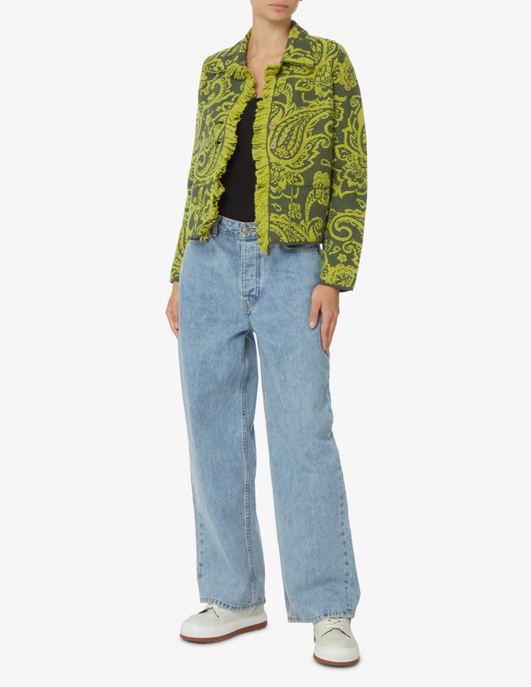 rinascente Manila Grace Cappotto in maglia misto lana - Verde