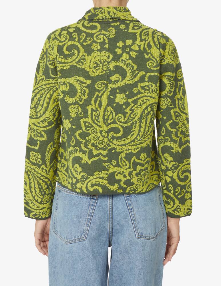 rinascente Manila Grace Cappotto in maglia misto lana - Verde