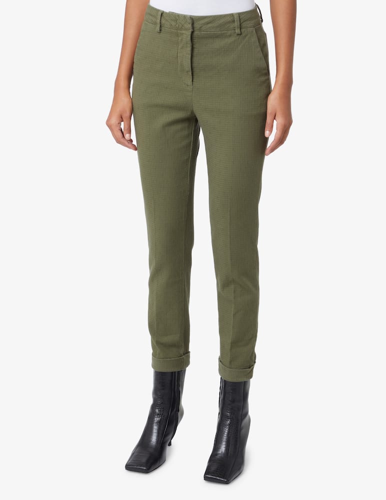 rinascente Manila Grace Cotton chino pants - Olive